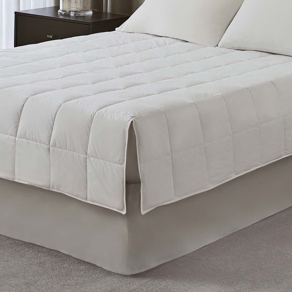 Envirosleep Advantiva Down Alt Blanket Notched Microfiber Shell Queen 78x93 6oz sq yd White